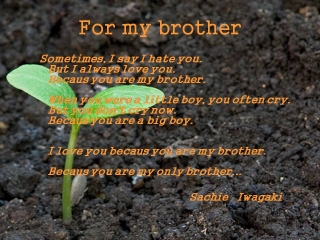 For my brother