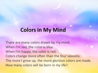 Colors in My Mind